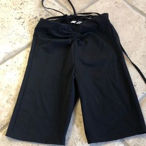 Zara wrap around biker shorts